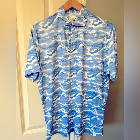 Camo golf polo - Picture 1 of 3